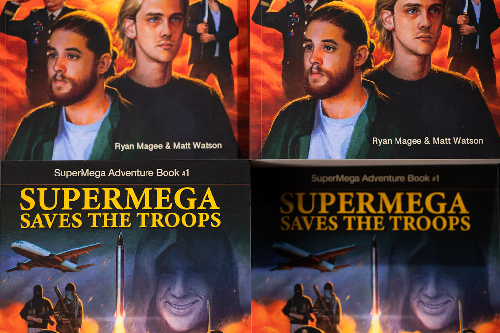 SuperMega Saves the Troops Paperback Book