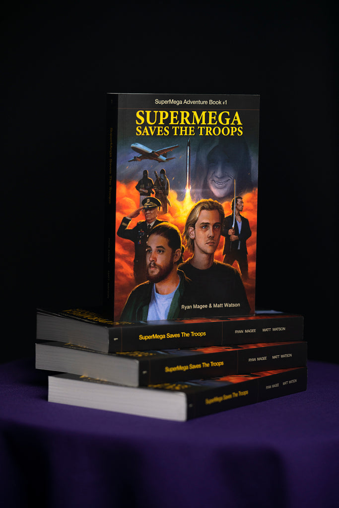 SuperMega Saves the Troops Paperback Book